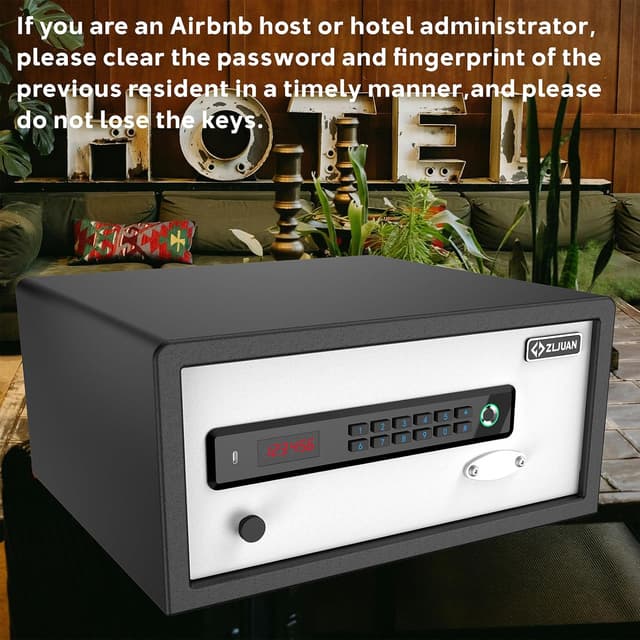 Thumbnail 6 de Z ZLJUAN Hotel Safe 1.1 Cu Ft biometric safe ๐