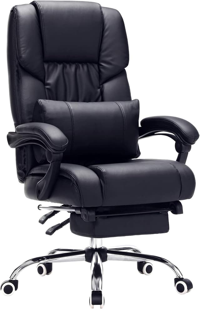 Imagen de SONGMICS OBG71BUK office chair with footrest en OfertitasTOP