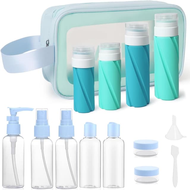 Imagen de 14 Pack 100ml Silicone Travel Bottles Set en OfertitasTOP