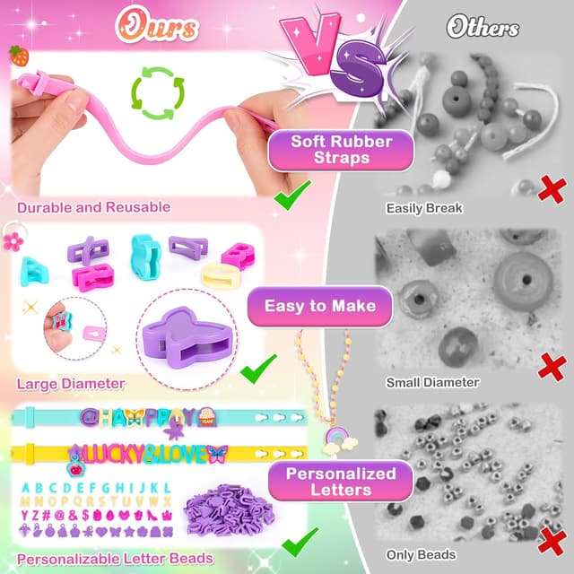 Detalle 2 de Friendship Bracelet Making Kit for Girls