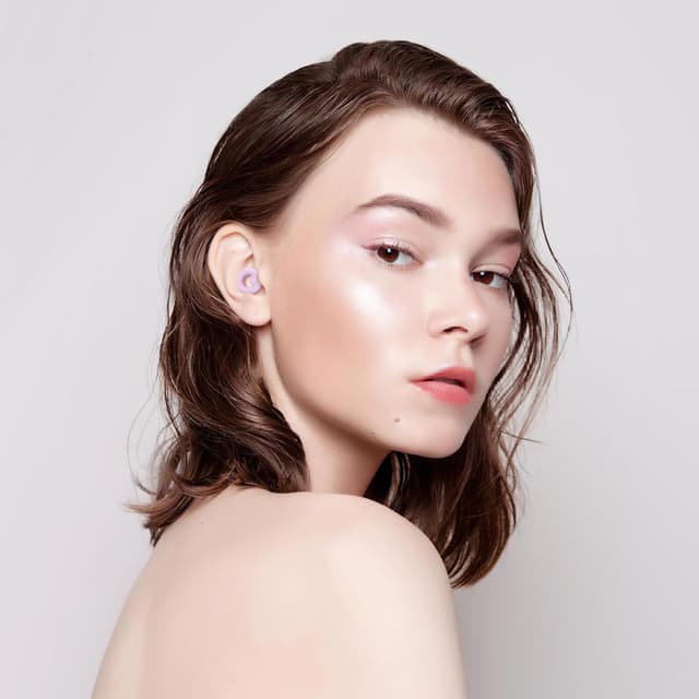 Thumbnail 6 de Jayine reusable silicone concert & sleep ear plugs (SNR 30dB) with removable tips in XS/S/M/L – Purple