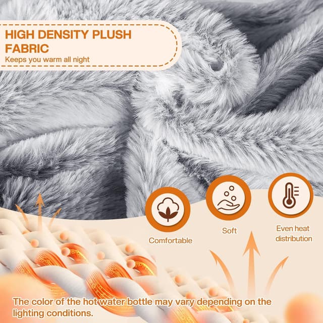 Detalle de BOLEi Extra Lang Wärmflasche 73 cm