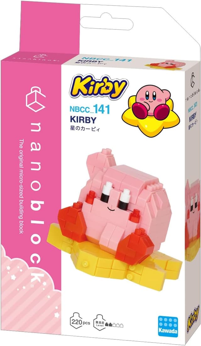 Detalle de Bandai Nanoblock Kirby (NBK141) – mini figurine en briques en kit de construction