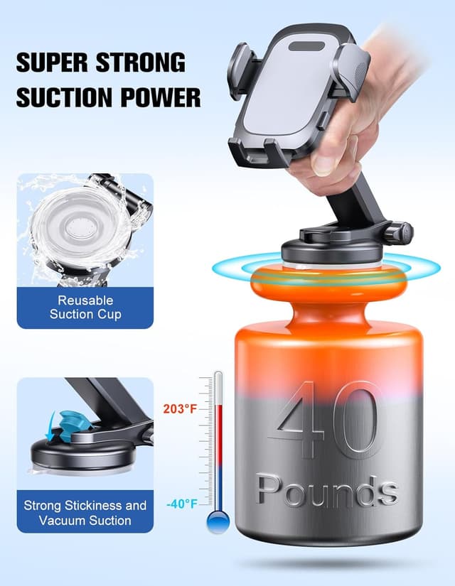 Thumbnail 1 de Mohard Phone Holder for Cars 360° Rotation