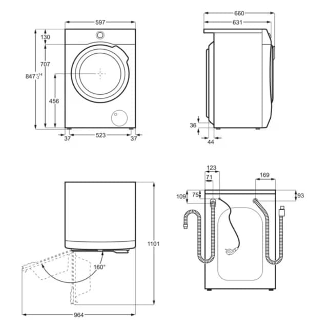 Thumbnail 1 de AEG LFR7394O4V Lavadora 9 kg
