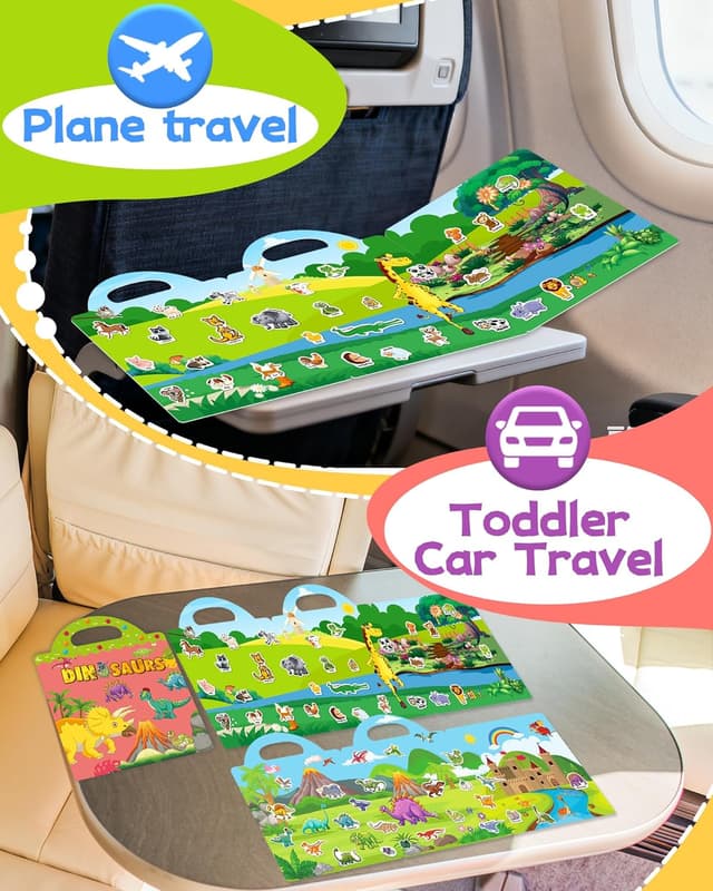 Thumbnail 1 de Benresive Reusable Sticker Book for Toddlers
