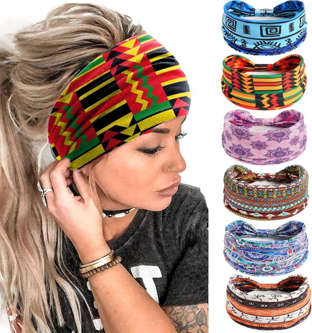 Thumbnail 4 de AIZIYIN P6COLOR3 cotton flower turban headband 🎀