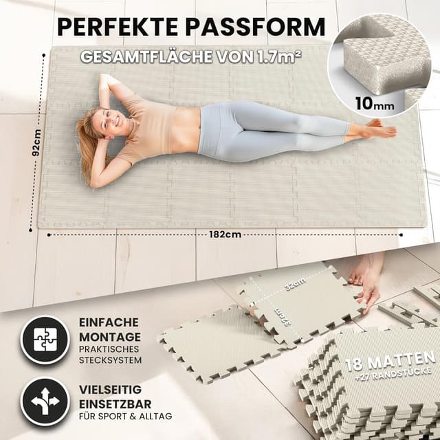 Thumbnail 1 de Schutzmatten Bodenschutzmatte Set 18 Matten đ§