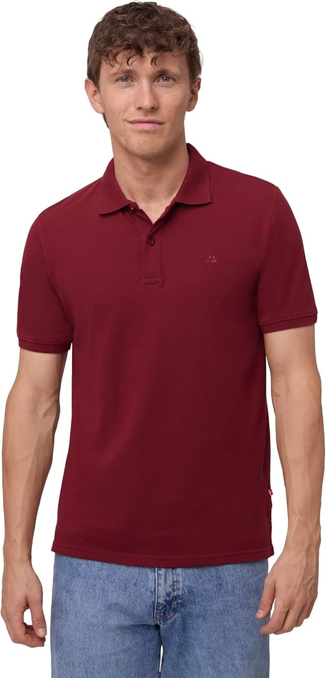 Detalle de Danish Endurance Polo pour homme en coton biologique (coupe classique, manches courtes) – lot 1 ou 2