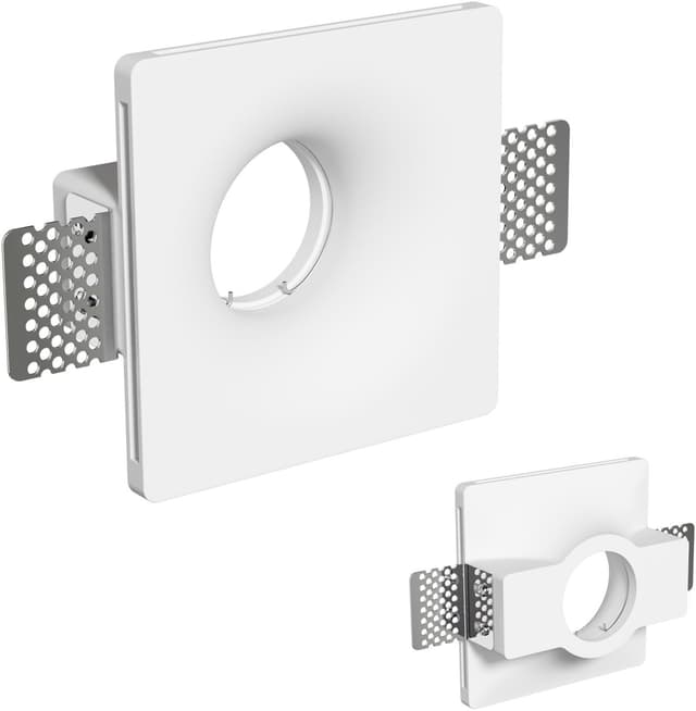 Thumbnail 1 de ledscom.de Plafón empotrable GIEDI blanco mate 12x12cm 💡