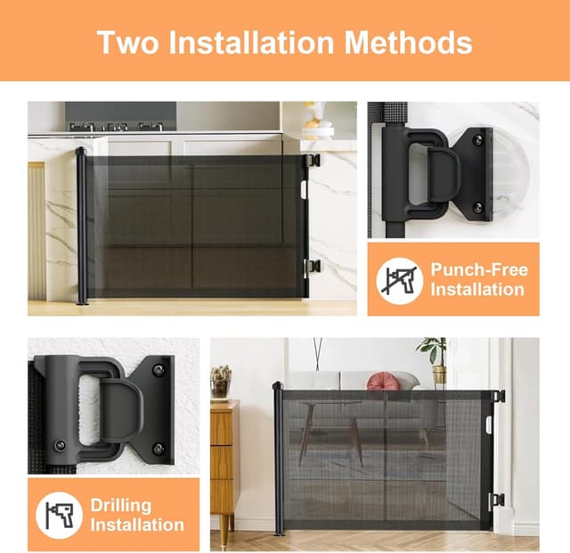 Thumbnail 1 de Einziehbares Hundegitter ausziehbar 150 cm