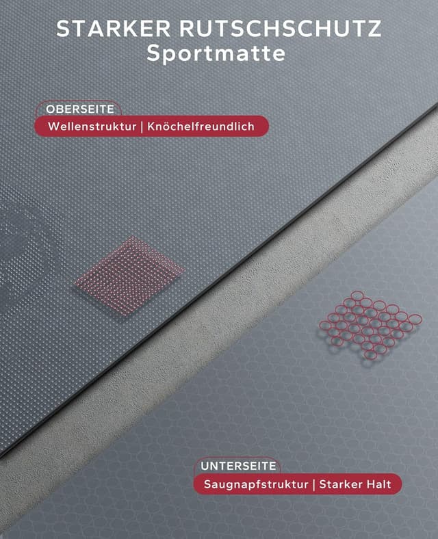 Thumbnail 3 de HAPBEAR Yogamatte XXL 213×152 cm 🧘