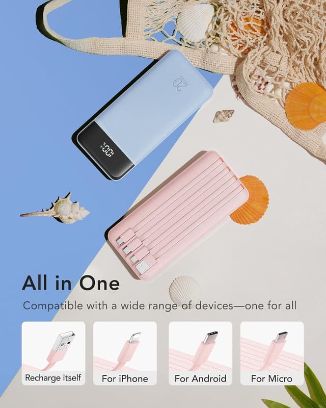 Detalle de Charmast Power Bank 20000mAh 22.5W