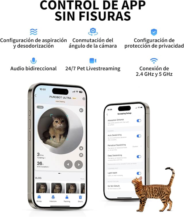 Thumbnail 5 de PETKIT PUROBOT Ultra arenero gatos autolimpiable