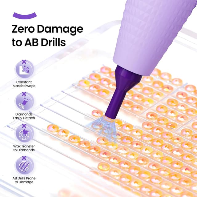 Detalle de ARTDOT electric diamond art vacuum pen