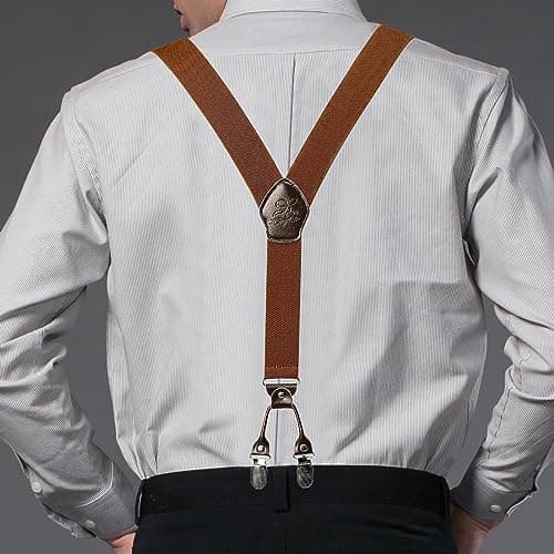 Thumbnail 4 de Bretelles KANGDAI homme 6 clips ⚙