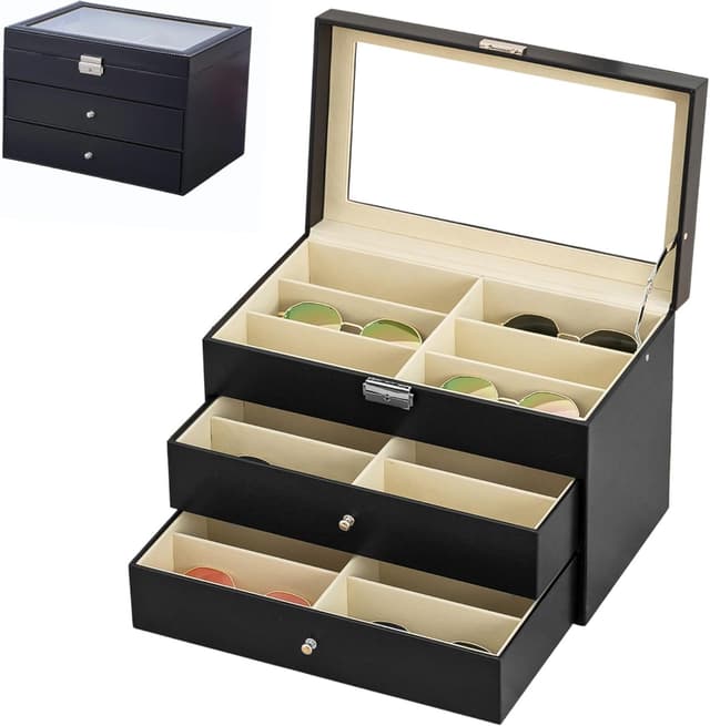 Imagen de MAGIC SELECT Scatola per Occhiali con Coperchio in Vetro en OfertitasTOP