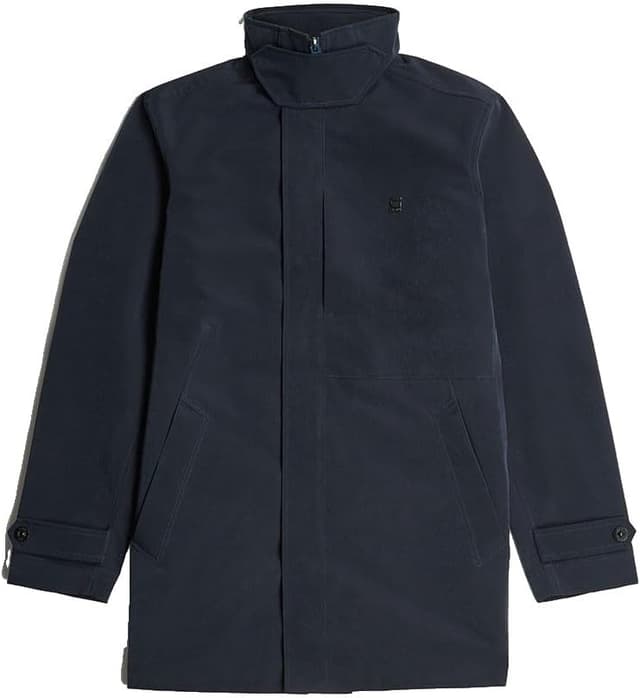 Detalle de G-STAR Herren Garber Trench Unpadded Jacket – bequeme Passform mit originellem Look