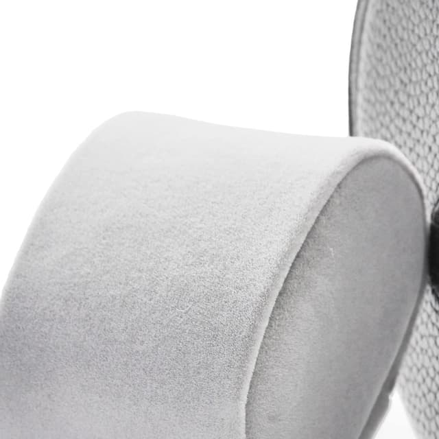 Detalle de Oirlv Luxe en cuir PU : étui pour montre et boîte de rangement (gris) — format compact