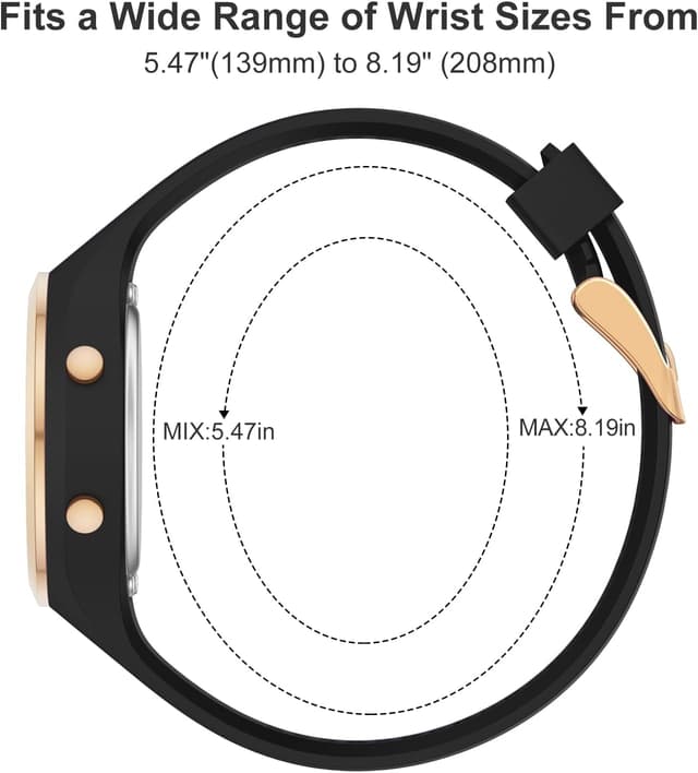 Detalle de GOLDEN HOUR Digital Uhr Damen 5 ATM
