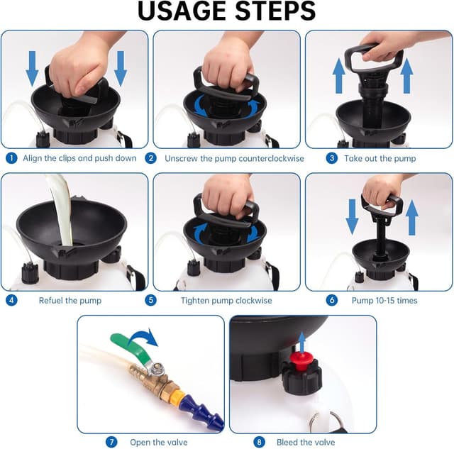 Detalle de LEMOTO 3L Pump Tool (6403141) manual gear oil and transmission fluid filler