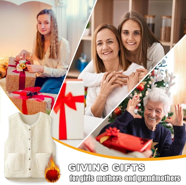 Thumbnail 6 de beifon Teddy Fleece Weste Damen S/M