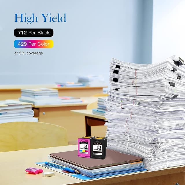 Detalle de Valuetoner 61XL ink cartridges 2-pack đź–¨