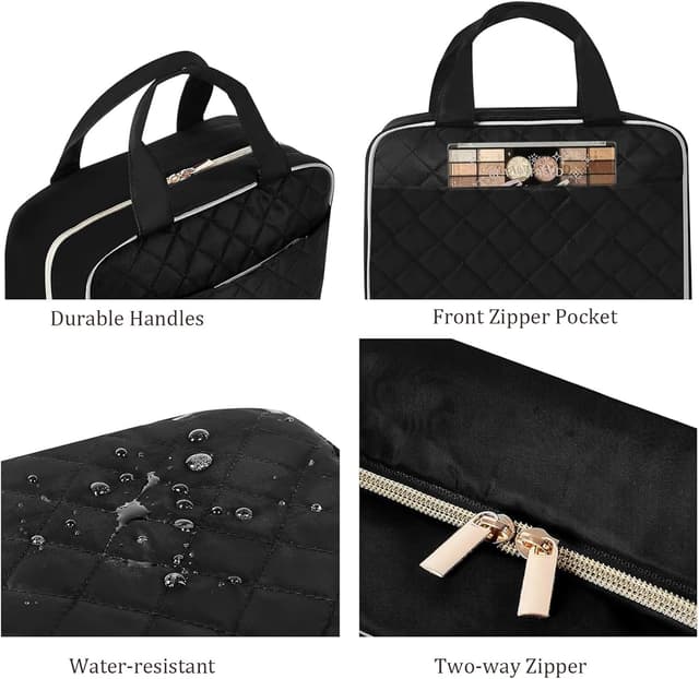 Thumbnail 5 de ANPTER Hanging Toiletry Bag Large Pink