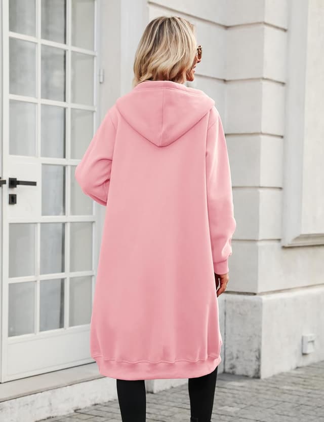 Detalle de Tuopuda Lange Kapuzenpullover Hoodie