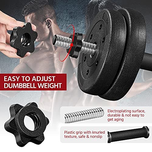 Thumbnail 4 de Yaheetech Mancuernas Ajustables 15 kg 🏋