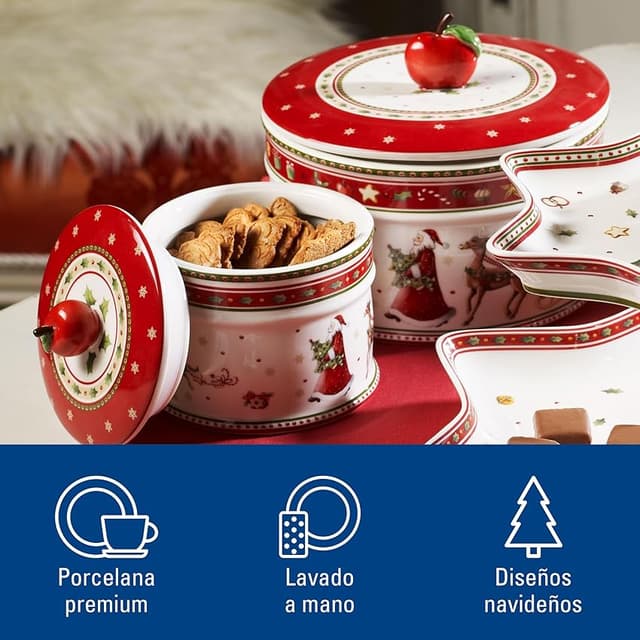 Detalle 2 de Villeroy & Boch Winter Bakery Delight — Bote grande para galletas 🍽