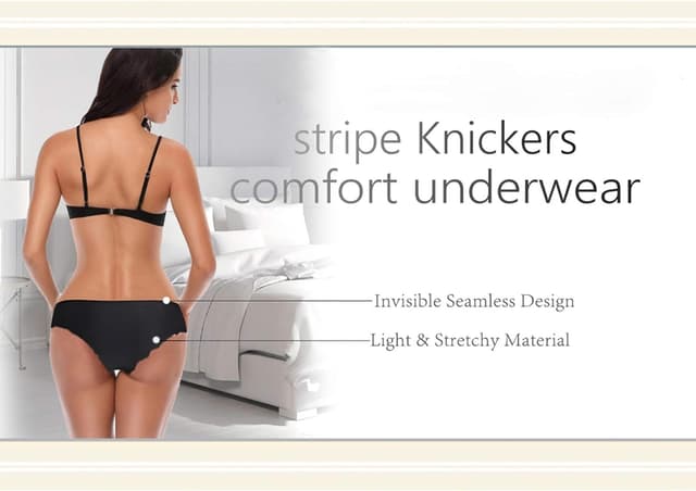 Thumbnail 6 de Culottes femme Donpapa sans couture en microfibre (lot 3/6) – invisibles sous les vêtements