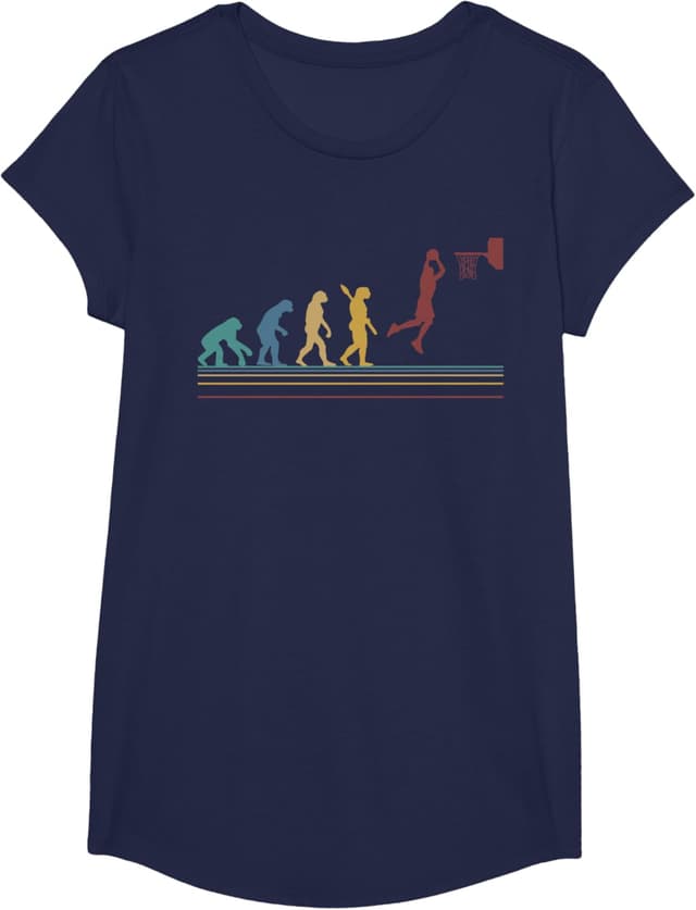 Thumbnail 6 de Maglietta Grafico Basket Pallacanestro “Basketball Evoluzione” con taglio classico