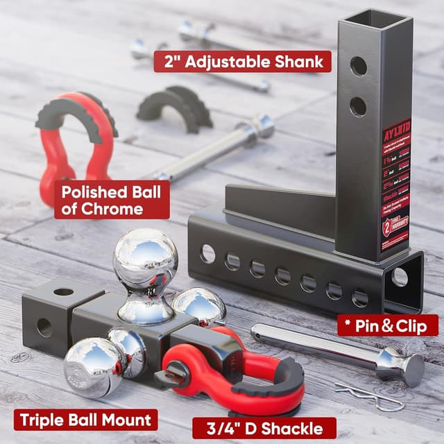 Thumbnail 1 de Ayleid Tri-Ball Hitch Mount