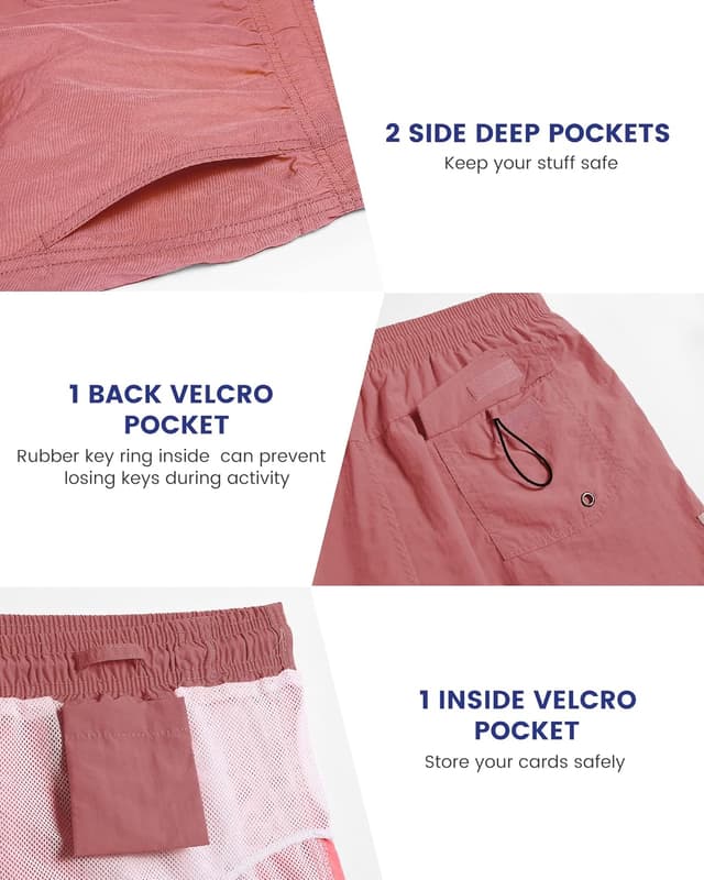 Thumbnail 2 de maamgic Mens Swim Trunks 5" Quick Dry