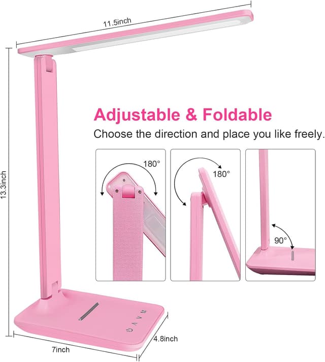 Detalle 2 de Jumoking LED Schreibtischlampe, dimmbar