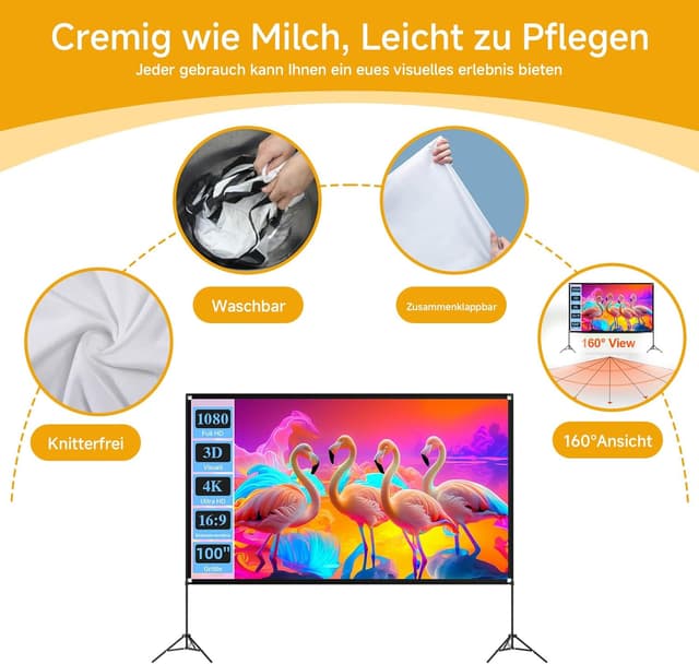 Thumbnail 2 de VISULAPEX 100" Leinwand 16:9 tragbar