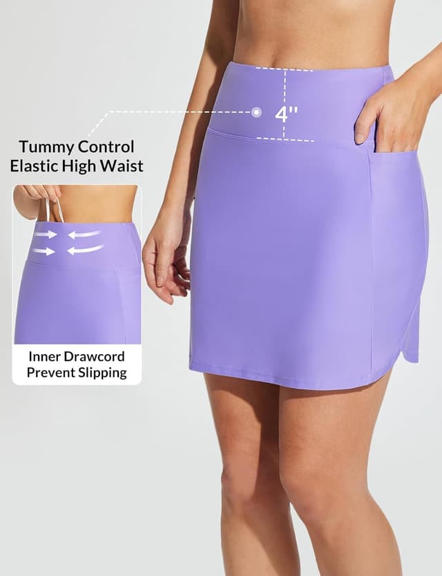 Thumbnail 1 de baleaf Women's 17" High-Waisted Swim Skirt Tummy Control