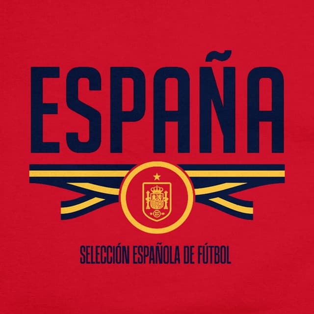 Detalle de Icon Sports Officially Licensed RFEF Royal Spanish Football Federation Cotton T-Shirt (Unisex Adult)