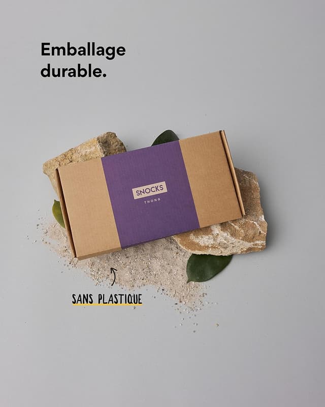 Thumbnail 6 de Snocks Lot de 3 Strings Coton Bio XS-XL