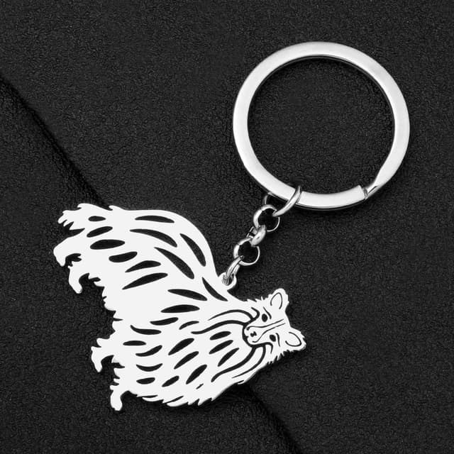 Thumbnail 3 de LONYOO Edelstahl Hund Schlüsselanhänger 12,9 g