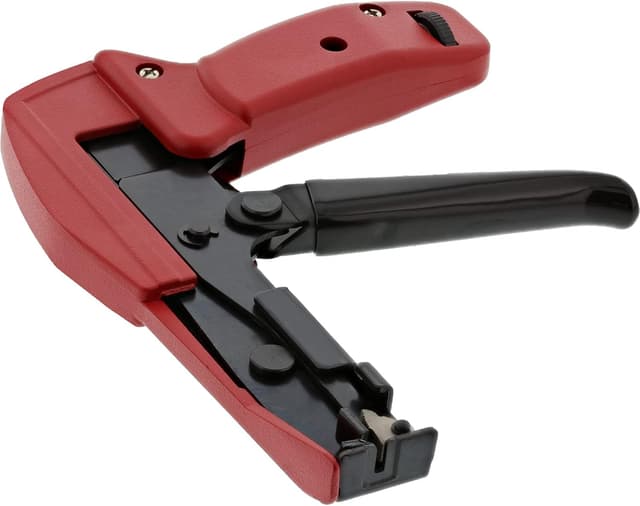 Detalle 2 de InLine 59968A pince serre-câble avec coupeur pour serrecâbles métalliques