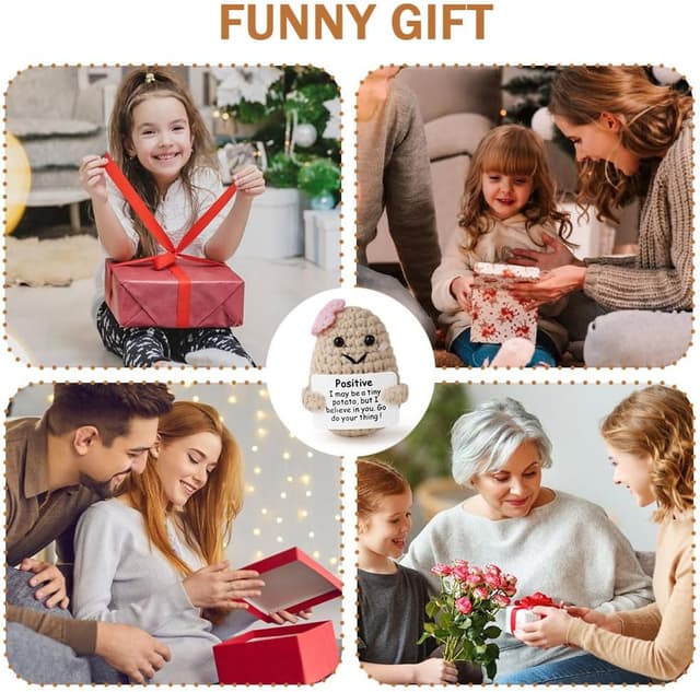 Thumbnail 6 de Aolso Mini giocattoli di patate: bambola di lana in forma di patata per decorazioni e regali