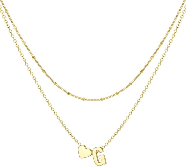 Imagen de BodyBonita Collar inicial corazón 18 en OfertitasTOP