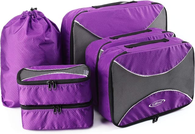 Thumbnail 1 de G4Free 6 pièces cubes organisateurs bagage