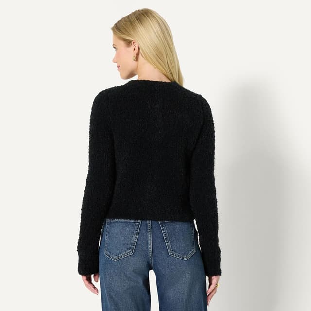 Detalle de Amazon Essentials Damen Regular-Fit Bouclé-Wollmischung Jacke „Demis Favorit“ mit Knöpfen