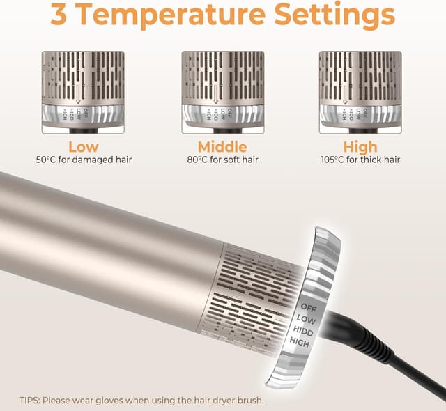 Thumbnail 3 de 6 in 1 Hairstyler 1000w Rundbürstenföhn