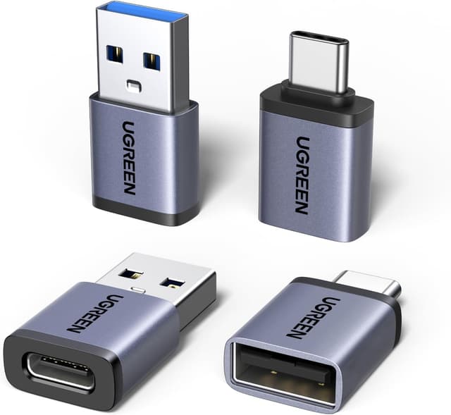 Detalle de UGREEN USB to USB C Adapter 10Gbps 4-Pack