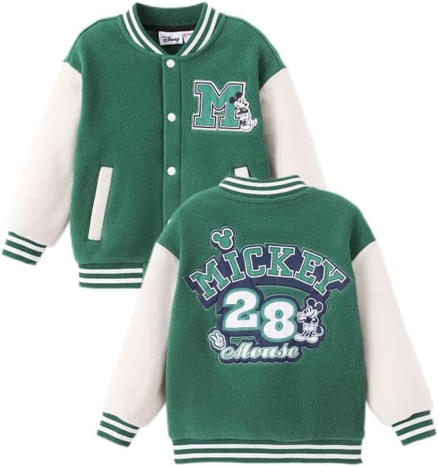 Detalle de Disney Minnie Mickey Stitch Princess Frozen Elsa Marvel Jacket Kids Button-Up Coat