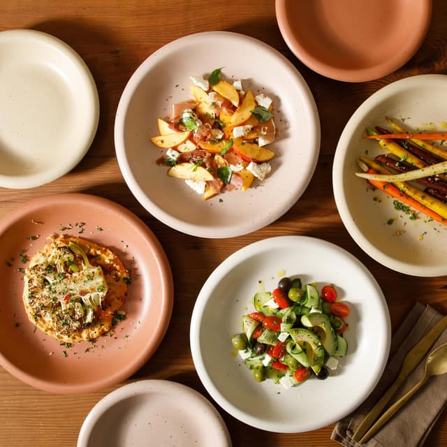 Thumbnail 5 de Bloomhouse Corsica Clay 16‑Piece Stoneware Dinnerware Set 🍽